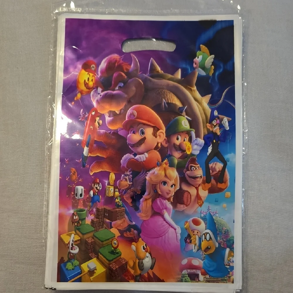 Super Mario Party Favor Bags